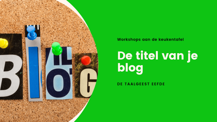 Bloggen voor beginners